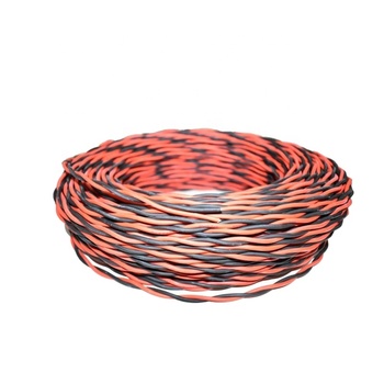 Twisted Pair Wire အိမ်သုံး Pure Copper RVs တာရှည်ခံ Twisted Pair Lamp Wire Double Core